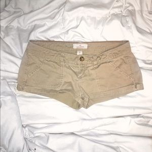 Hollister Khaki Short Shorts