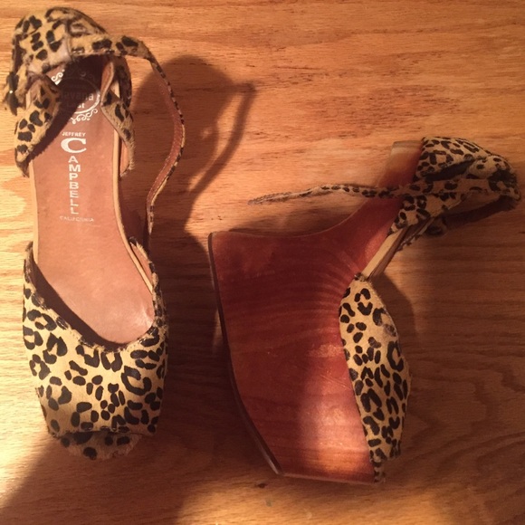SOLD-Jeffrey Campbell platform heels (OBO) - Picture 2 of 4