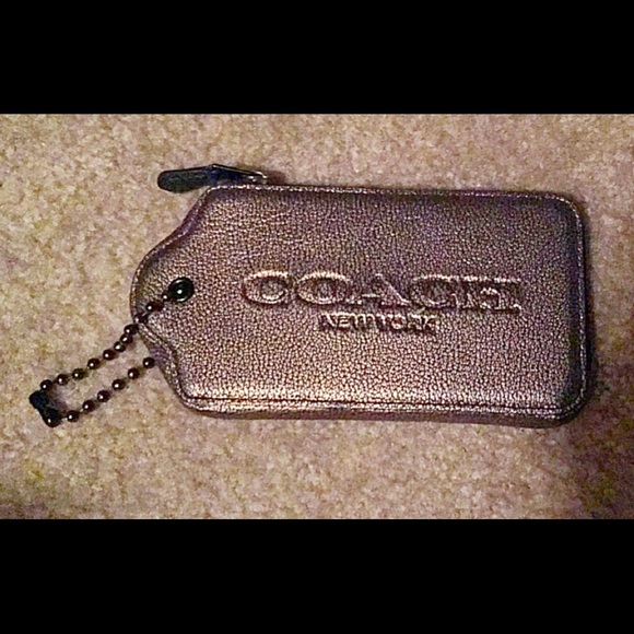 Authentic NEW limited edition Coach hangtag case