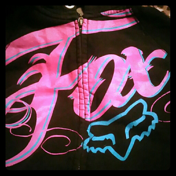 Fox zip up hoodie