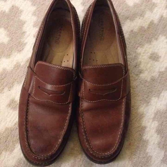 Mens brown sperrys excellent cond sz 12