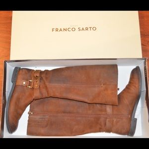Franco Sarto Brown Riding Boot
