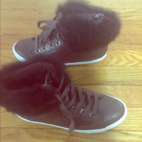 Rebecca Minkoff Fur Sneakers