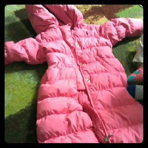 Polo Snowsuit 12m girls