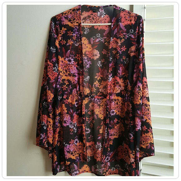 Guess by Marciano Tops - GUESS Floral Short Kimono