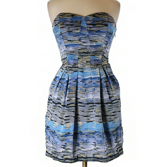Satin BCBG sweetheart dress