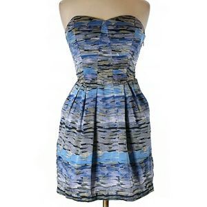 Satin BCBG sweetheart dress