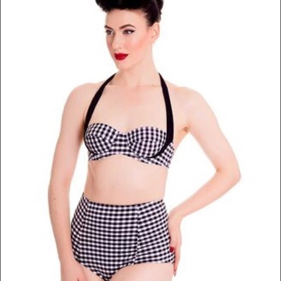 NWT Hell Bunny 2 piece Elsie Pinup bikini - Picture 1 of 4