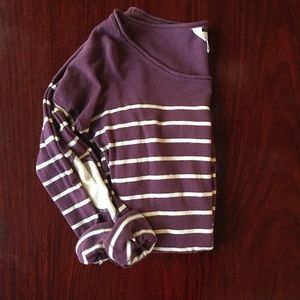 Charming Charlie Purple Sweater w/elbow pads
