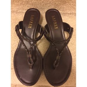 Ralph Lauren wedge sandals