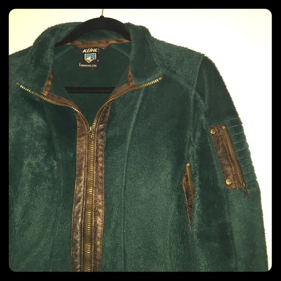 Turquoise green KUHL jacket