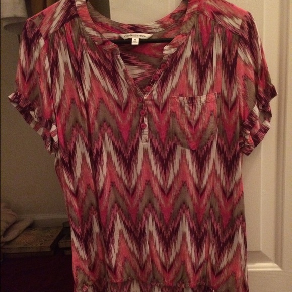 Croft & Barrow chevron shirt - Picture 1 of 3