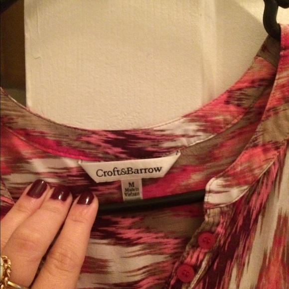 Croft & Barrow chevron shirt - Picture 3 of 3