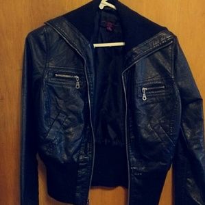 Black "Leather" jacket
