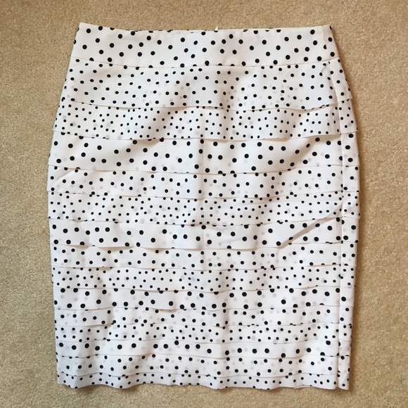 Polka Dot Pencil Skirt