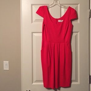 Amanda Uprichard pink dress with pockets