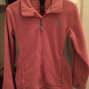 Girls pink XL The North Face jacket