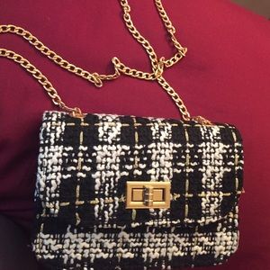 Quilted chain purse