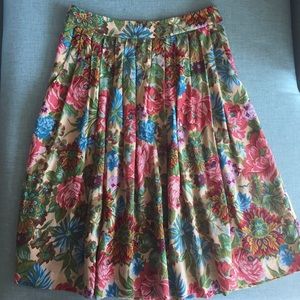 100% Silk Anthropologie Skirt