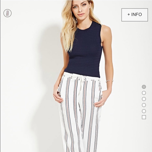 Contemporary sateen pants
