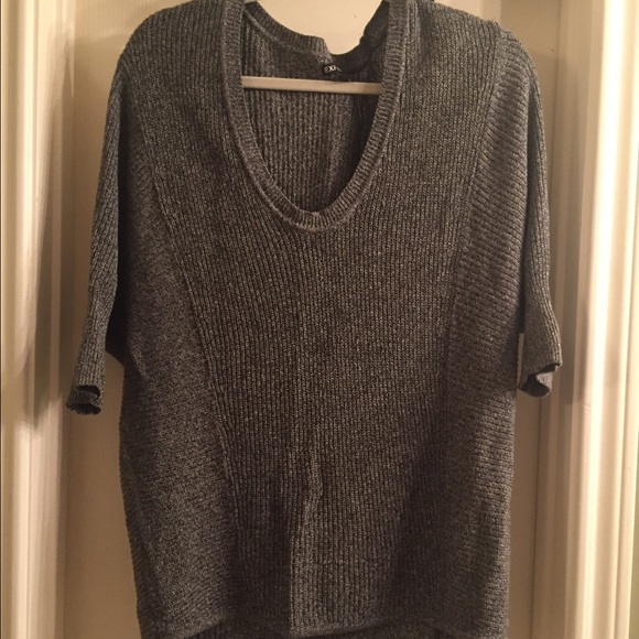 Mixed black and grey Express sweater