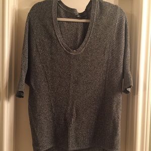 Mixed black and grey Express sweater