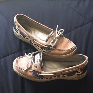 Cheetah print Sperry Topsiders