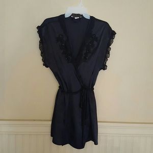 Linea Donatella Black Robe (226)