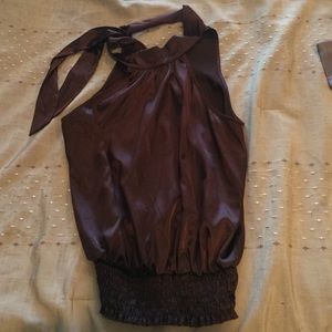Brown Halter top