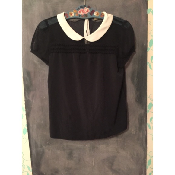 Vera Wang Sheer Shirt