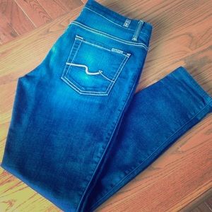 7 for all Mankind High Waist Ankle Skinny