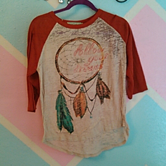 Dream catcher baseball t.