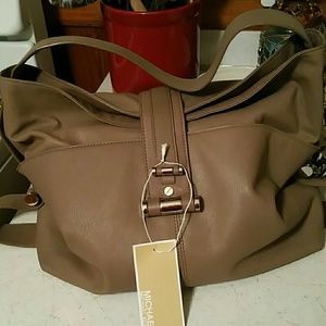 Still available!  Brand new RARE MK tan handbag