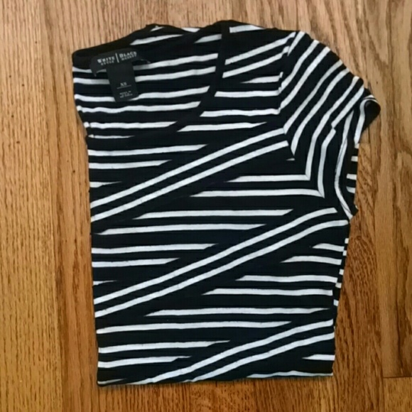Striped White House | Black Market T Shirt