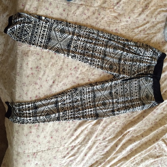 Aztec jogger pants