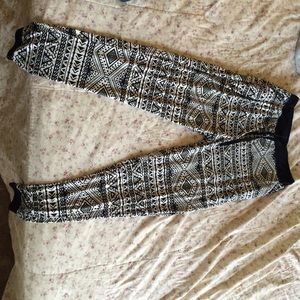 Aztec jogger pants
