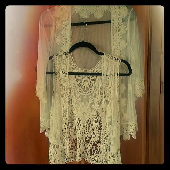 Crochet vest and cover-up