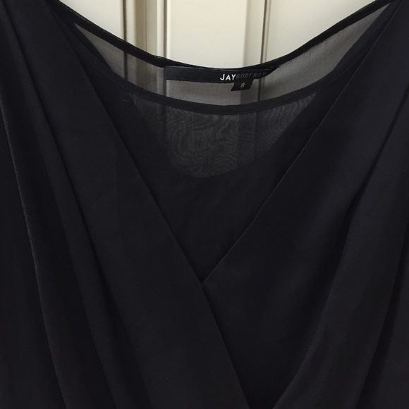 *SOLD in a bundle* Silk top - Picture 2 of 2