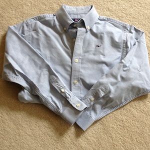 Vineyard vines blue Oxford - boys size 12/14