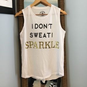 Fun activewear tank in size medium.