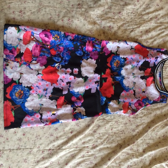 Floral mini dress
