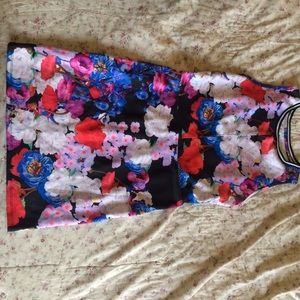 Floral mini dress