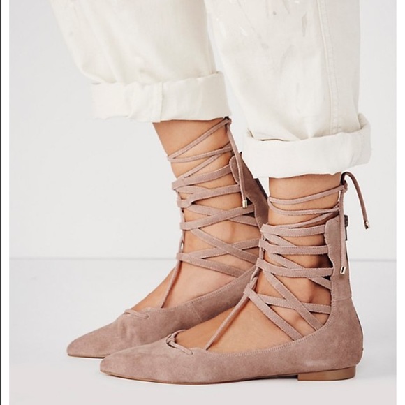 Jeffrey Campbell Shoes - Jeffrey Campbell Lace Up Flat