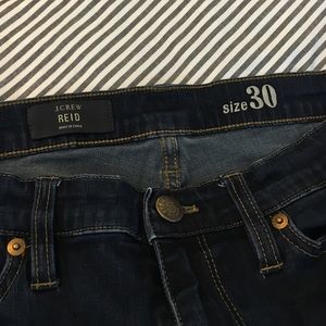JCrew Reid denim in size 30, dark wash skinnies!