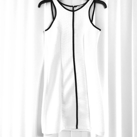 White and Black Dress