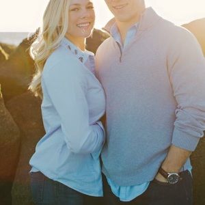 The Loft blue buttondown