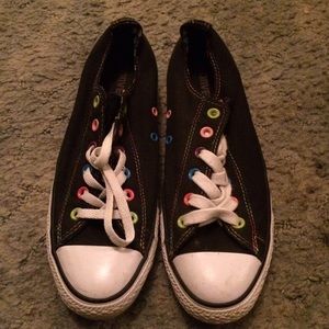Colorful Black Chucks