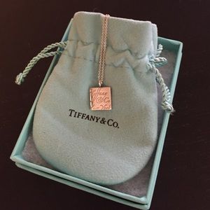 Tiffany & Co Necklace. Barely worn w/Tiffany chain