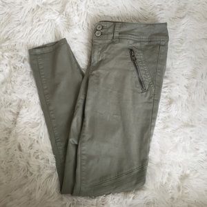 American Eagle Outfitters Army Green Moto Pant