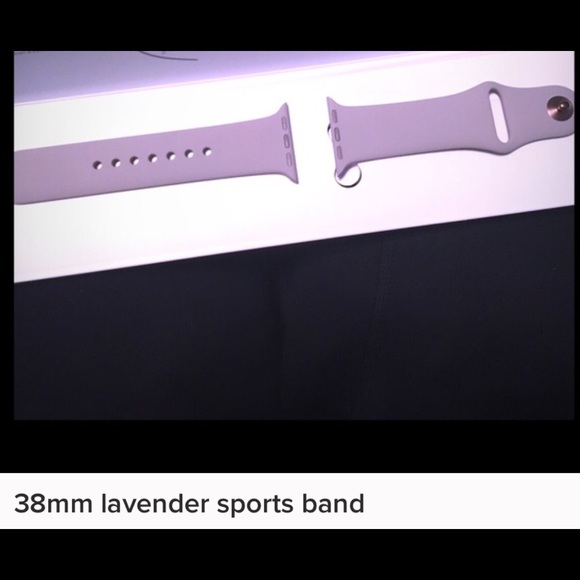 Apple iWatch 38mm Lavender Sports Band